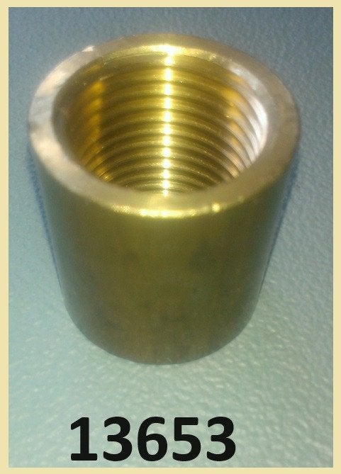 13653 10 stuks ½" Sok messing. € 0,50 per stuk, Ophalen of Verzenden, Nieuw, Motor en Techniek