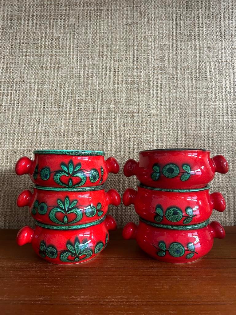 6x Vintage Gallo Piroschka soepkommen - Villeroy & Boch, Ophalen of Verzenden