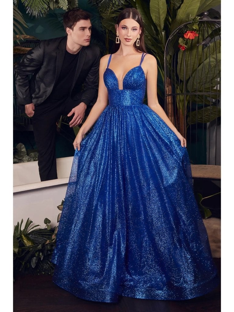 Gelaagde glitter baljurk Blauw, Ophalen of Verzenden, Nieuw, Blauw, Galajurk