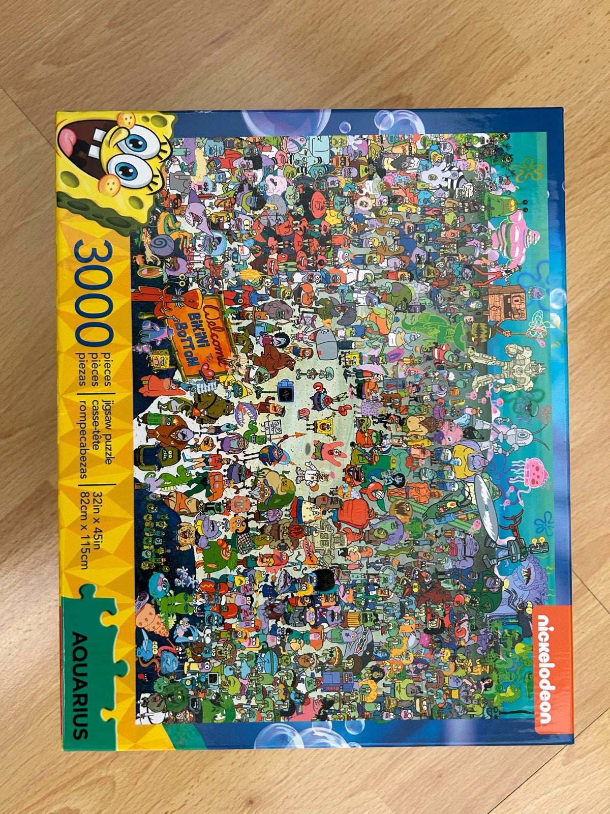 Legpuzzel SpongeBob SquarePants 3000 stukjes, Ophalen of Verzenden, Meer dan 1500 stukjes, Gebruikt, Legpuzzel