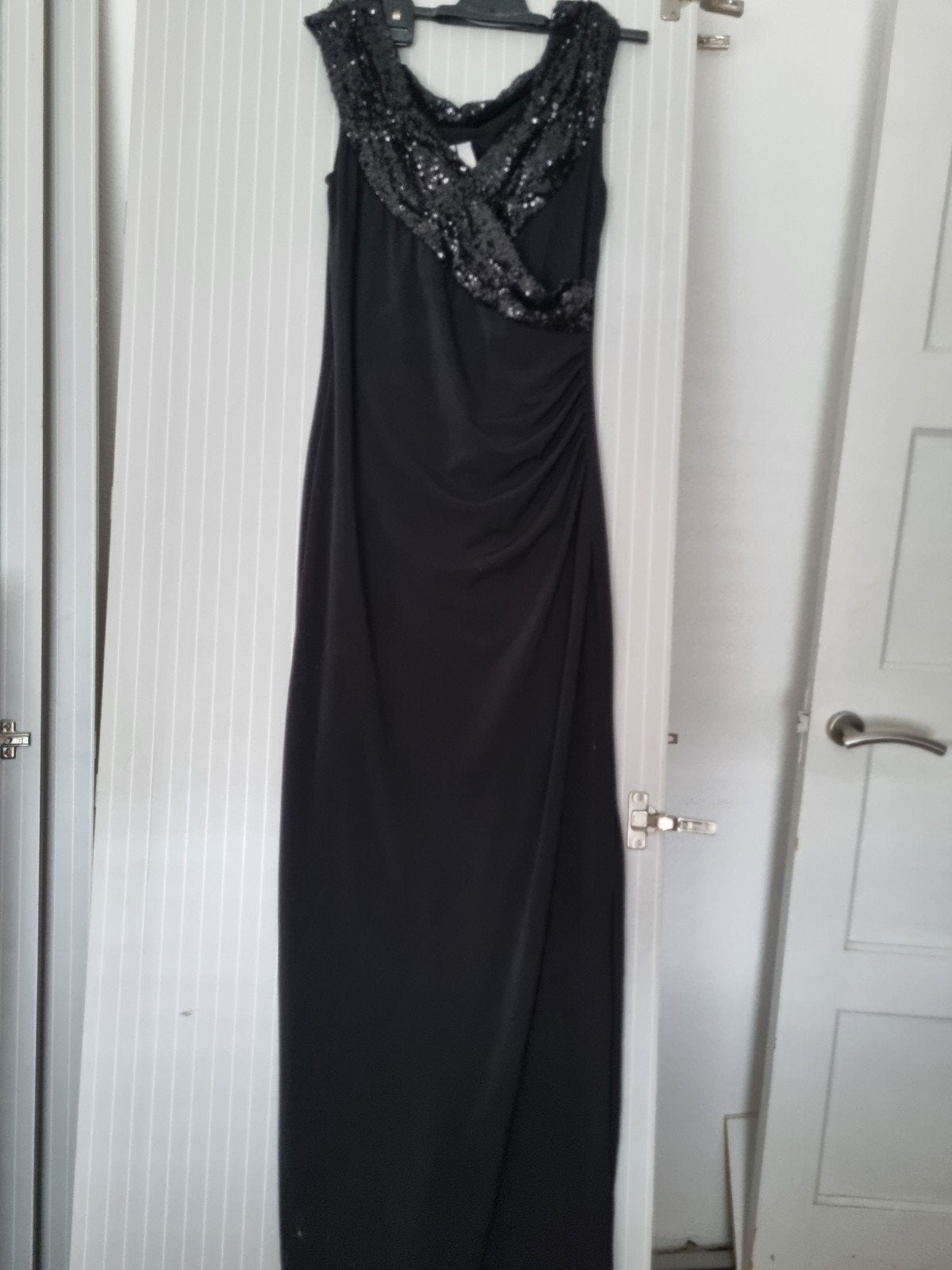 Supermooie jurk met zijsplit Bonprix, Kleding | Dames, Jurken, Zwart, Ophalen of Verzenden, Zo goed als nieuw, Maat 36 (S)