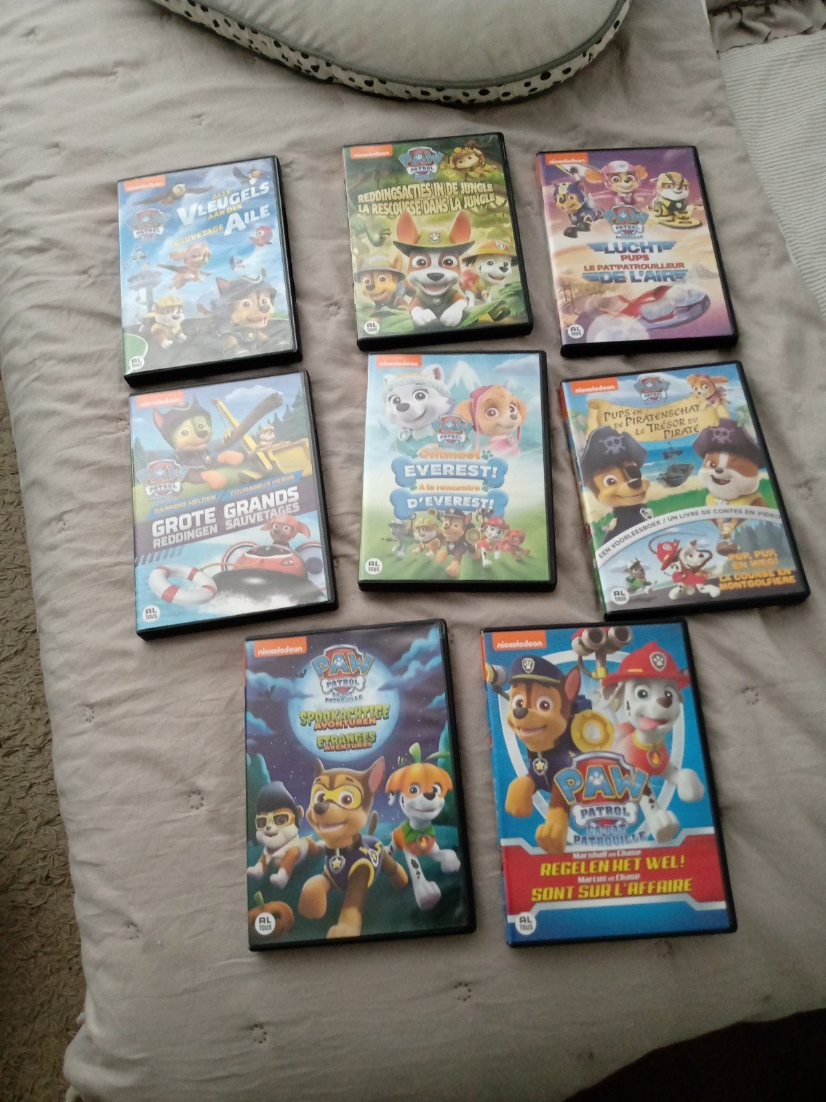 DVD's PAW patrol 8 stuks, Cd's en Dvd's, Alle leeftijden, Zo goed als nieuw, Kinderprogramma of -film, Ophalen of Verzenden