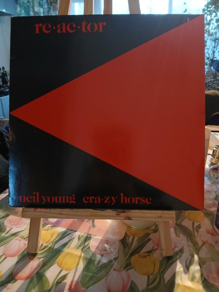 Neil Young & Crazy Horse - Re-ac-tor LP (1981), Ophalen of Verzenden, Gebruikt, 12 inch