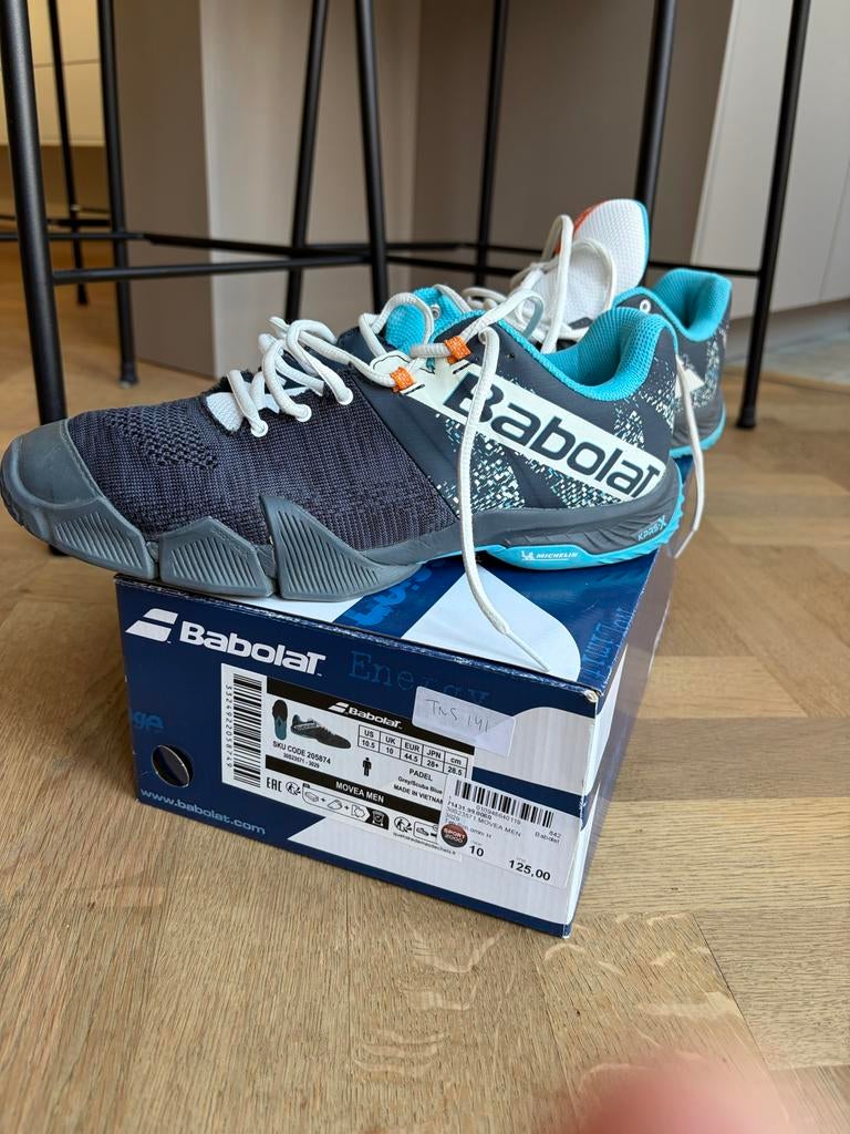 Babolat Movea heren padelschoenen maat UK 10, Ophalen of Verzenden, Gebruikt, Padelschoenen
