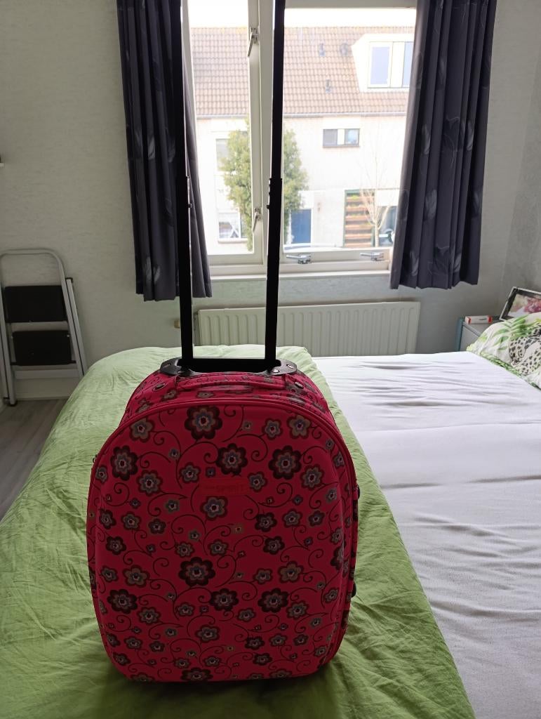 Te koop, koffer, Sieraden, Tassen en Uiterlijk, Koffers, Ophalen, Zo goed als nieuw, Overige materialen, Wieltjes