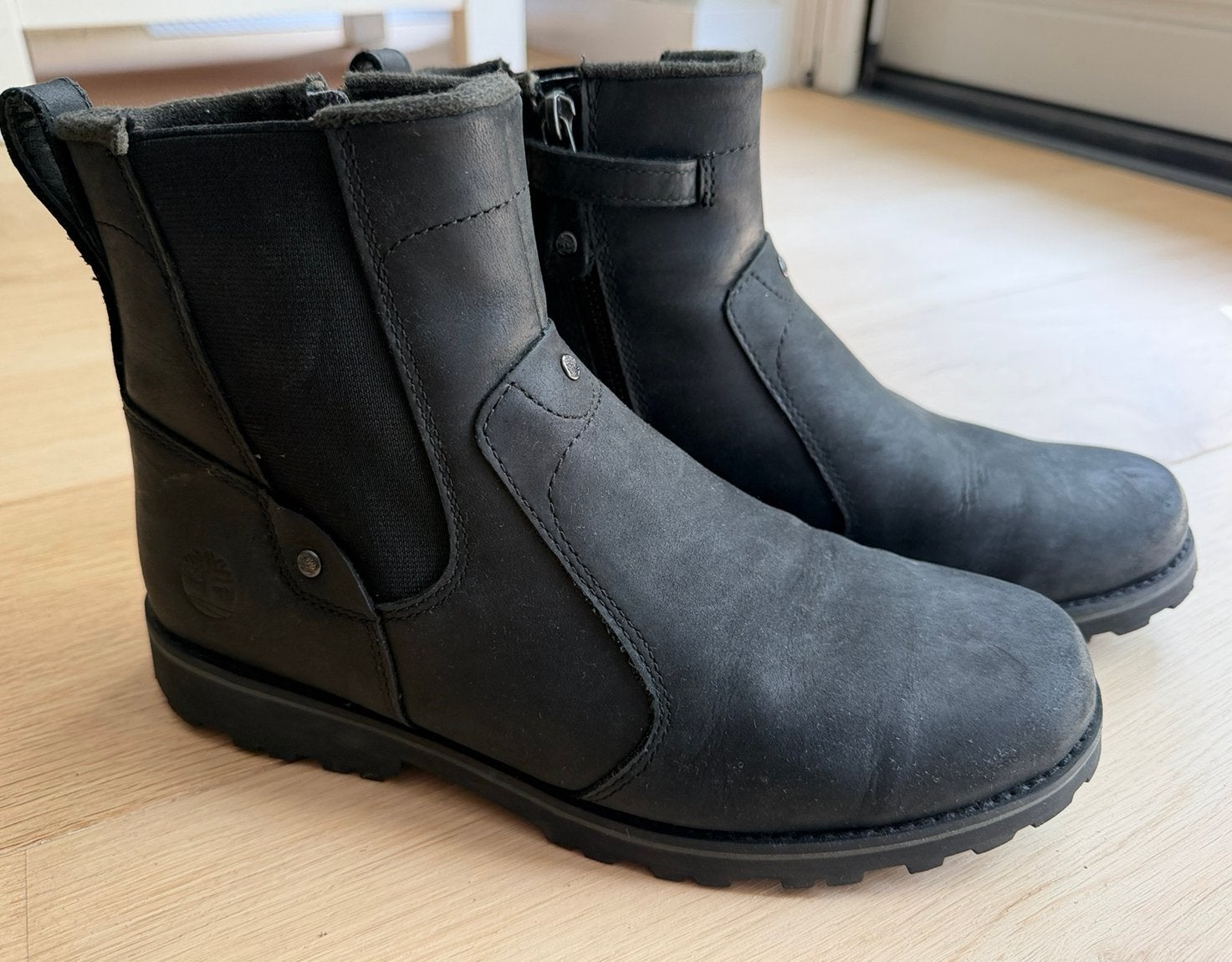 Timberland asphalt trail chelsea black full grain maat 40, Ophalen, Schoenen, Zo goed als nieuw, Jongen