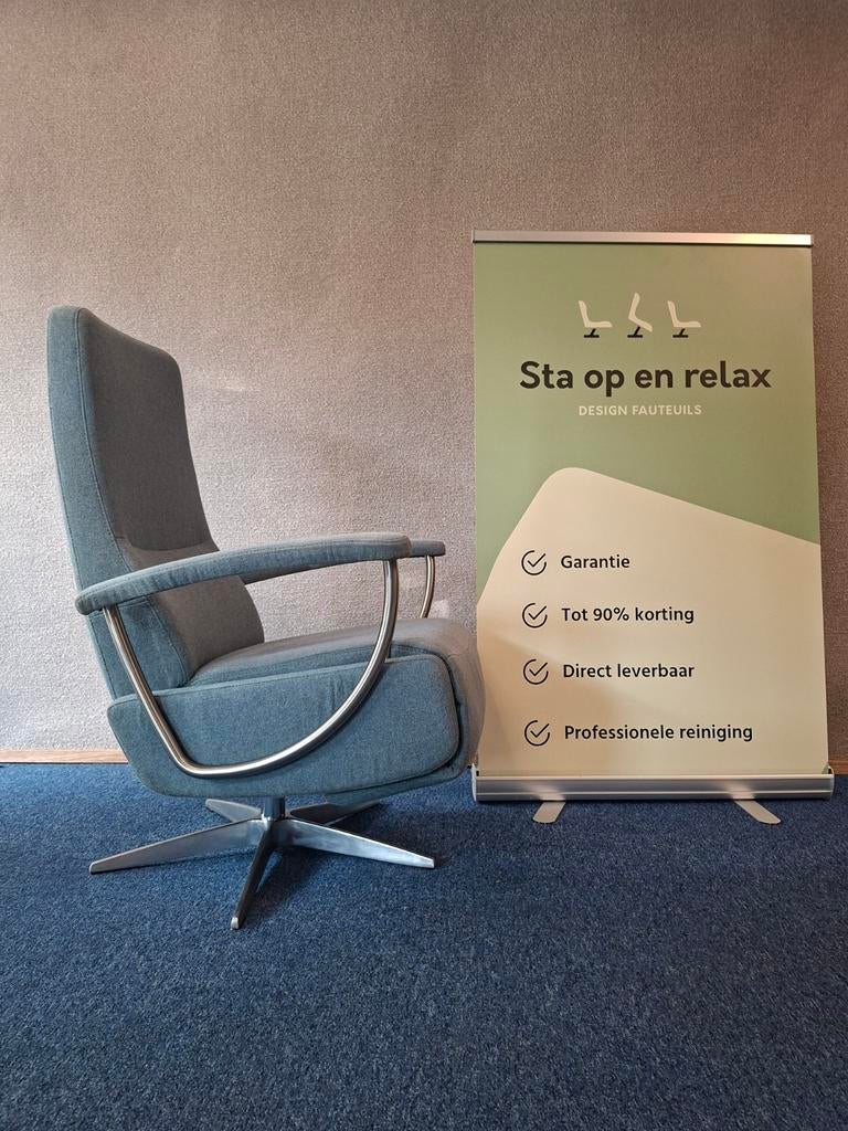 Prachtige Handmatige Relax fauteuil van GEALUX !, Ophalen of Verzenden, Staopenrelax@gmail.com, Sta-op-en-relax, Stof