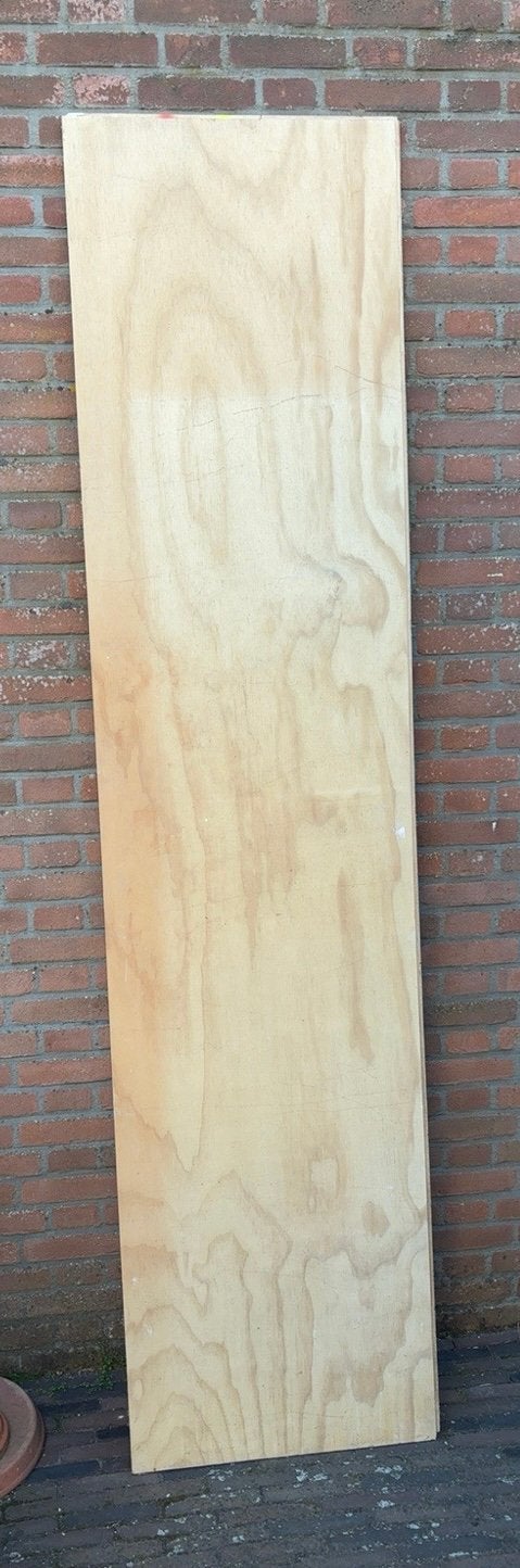 4 multiplex platen 242  59,5  18 mm, Ophalen, Zo goed als nieuw, Multiplex, Minder dan 20 mm