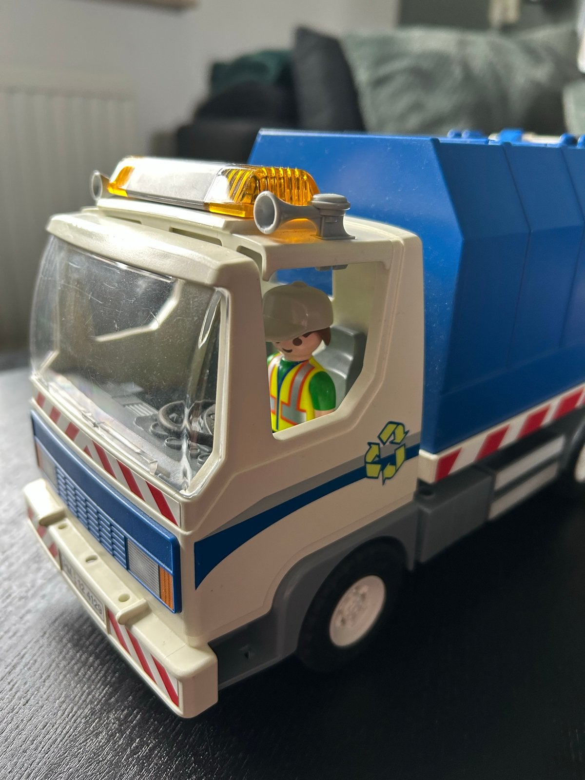 Playmobil Vuilniswagen met figuren en containers, Ophalen, Complete set, Voertuig, Zo goed als nieuw