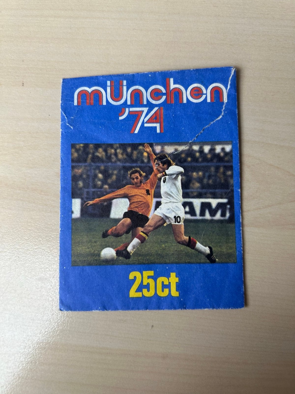Vanderhout WK München '74 Voetbalplaatjes Zakje - Vintage, Verzamelen, Sportartikelen en Voetbal, Ophalen of Verzenden, Gebruikt