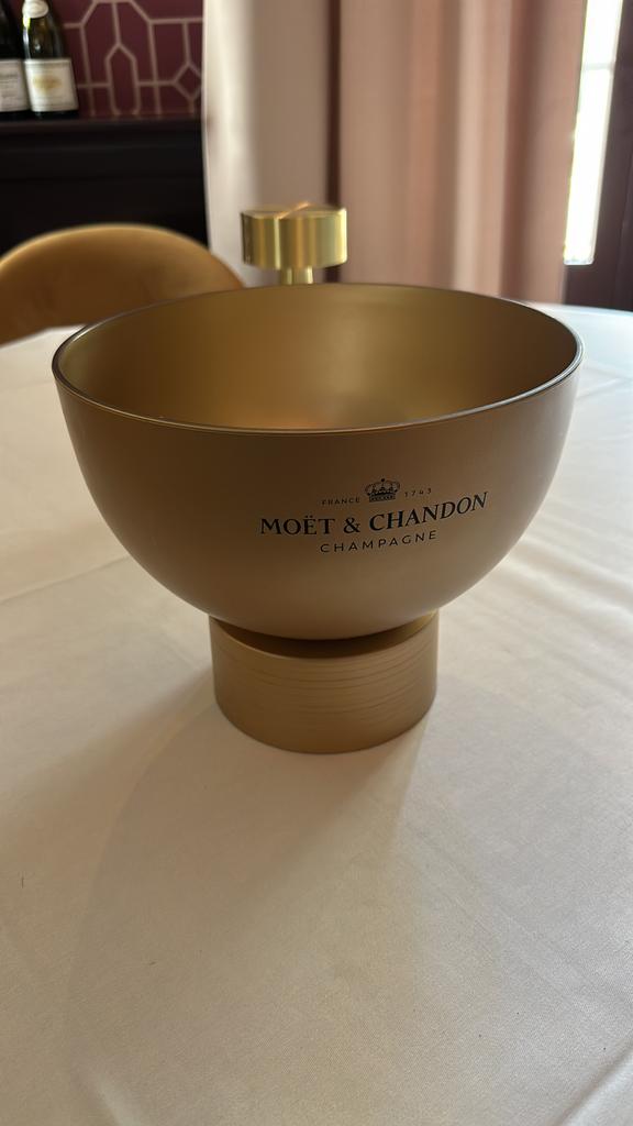 Wijnkoeler moet & chandon goud nieuw, Ophalen of Verzenden, Zo goed als nieuw