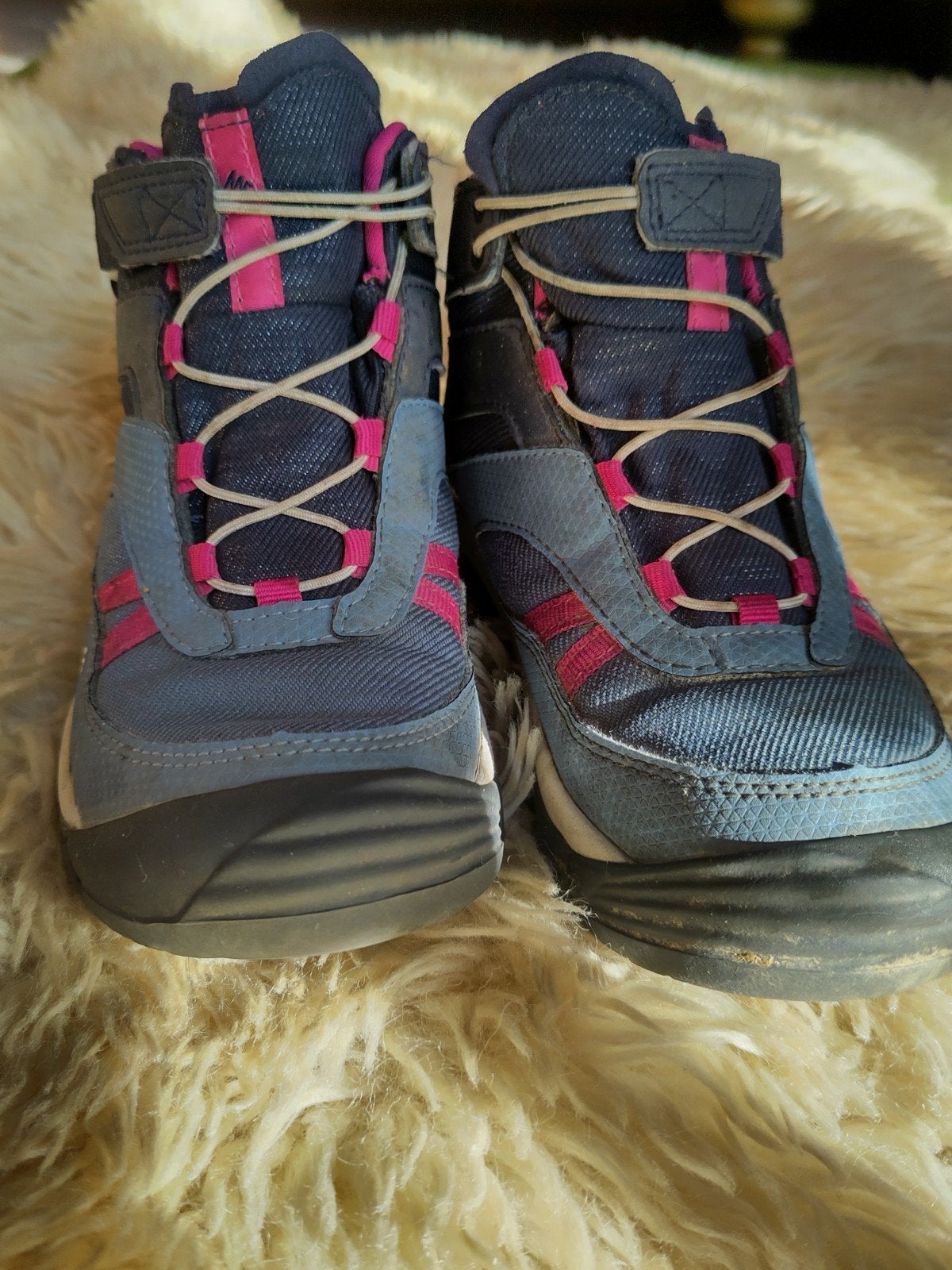 Quechua wandelschoen grijs roze mt 31, Ophalen of Verzenden, Gebruikt, Meisje, Laarzen