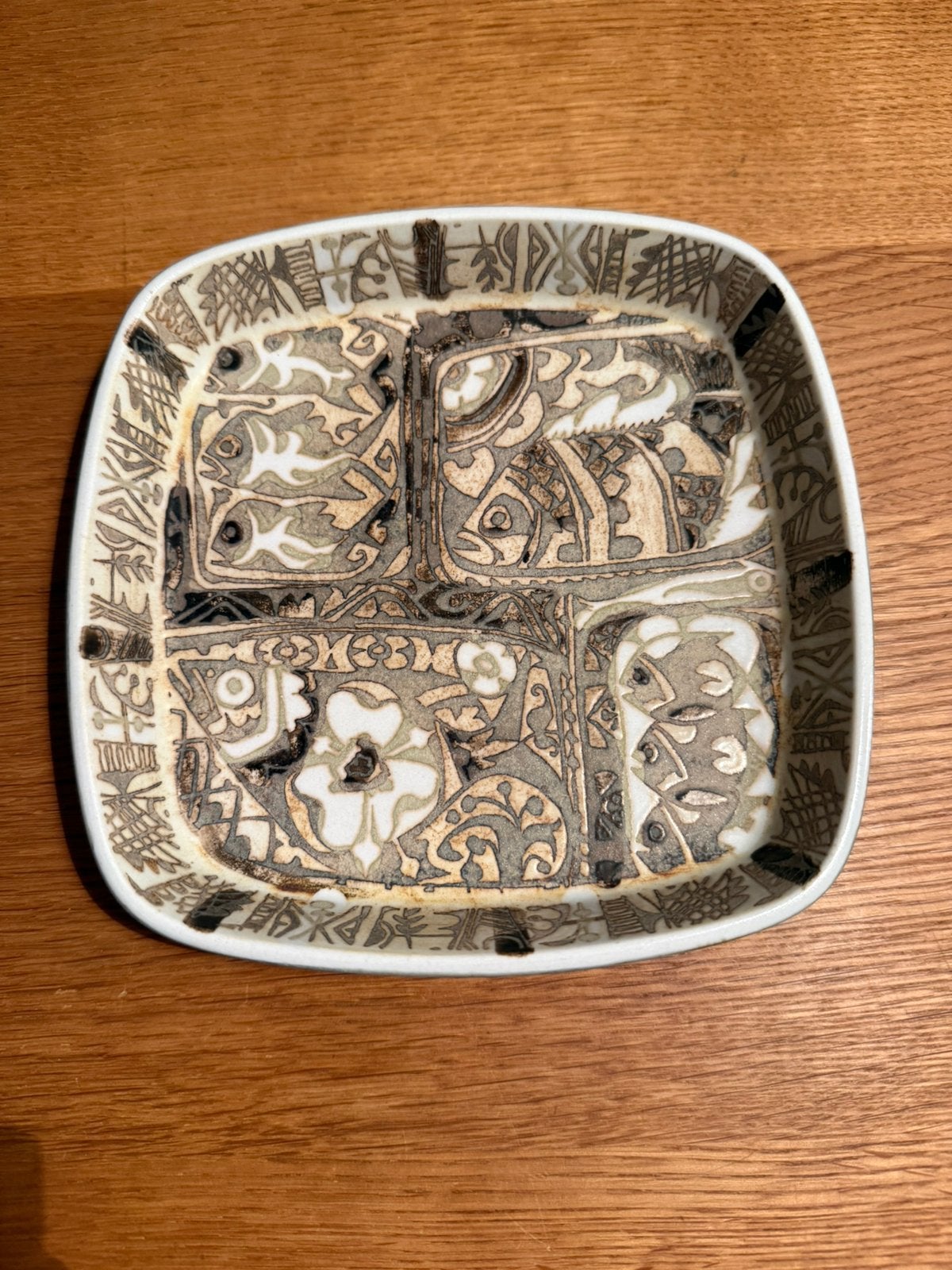 Royal Copenhagen Baca schaal met vissenmotief, Antiek en Kunst, Ophalen of Verzenden