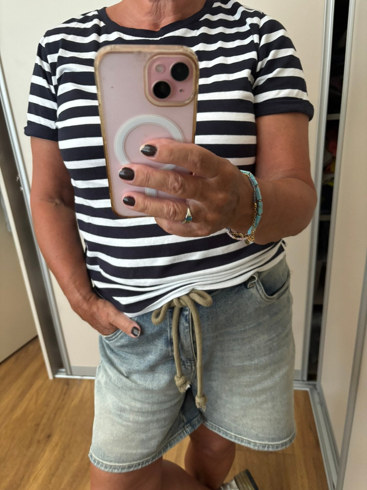 Comma blauw wit shirt maat 38, Kleding | Dames, T-shirts, Maat 38/40 (M), Blauw, Ophalen of Verzenden, Zo goed als nieuw