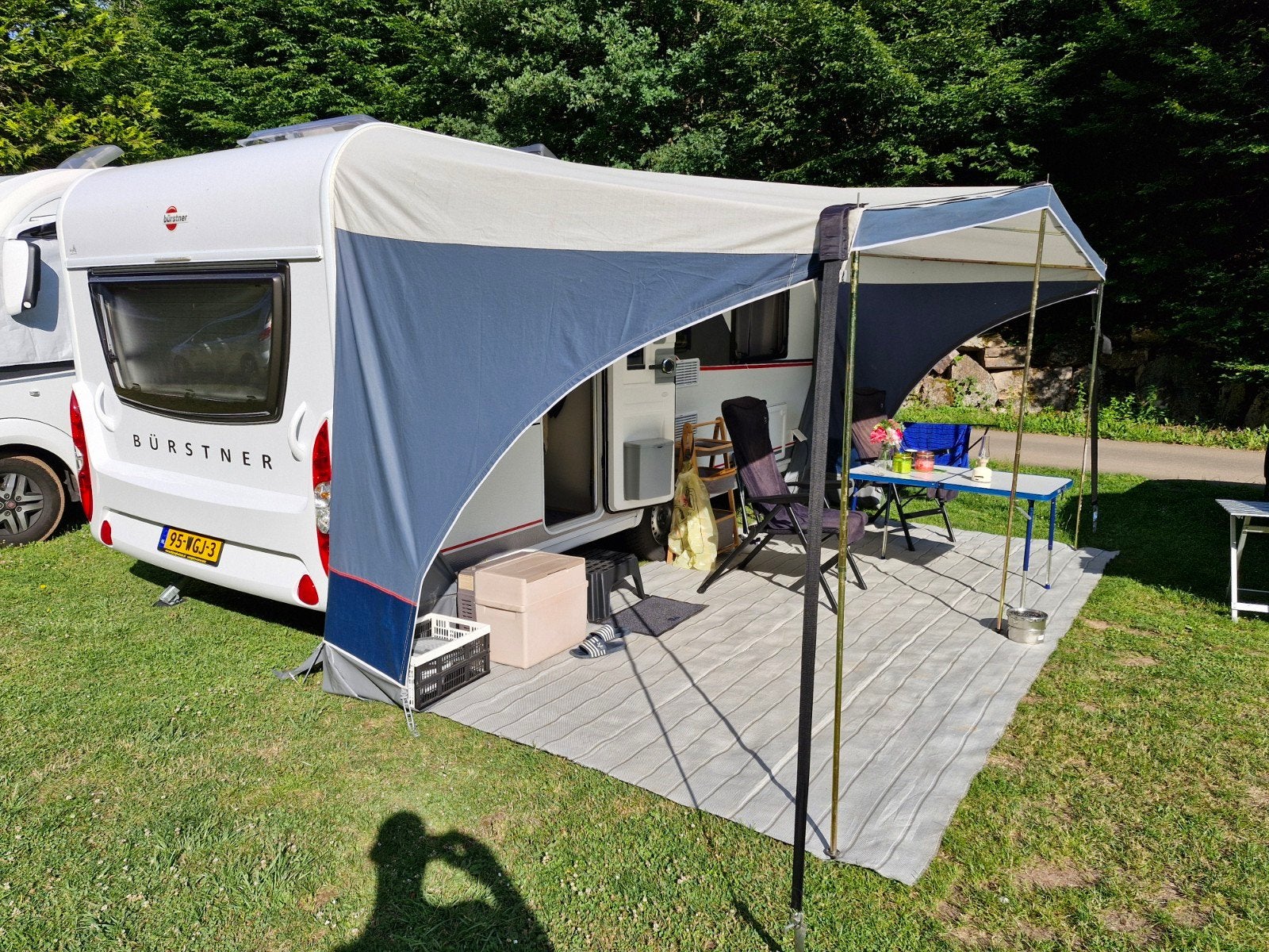 Dorema Panorama multi luifel voortent mt 11 met grondzeil, Ophalen, Gebruikt
