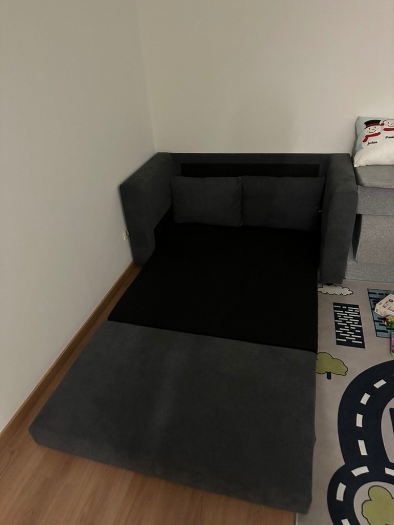 slaapbank  72x139x69 cm, Ophalen, Zo goed als nieuw, Tweepersoons, 140 cm
