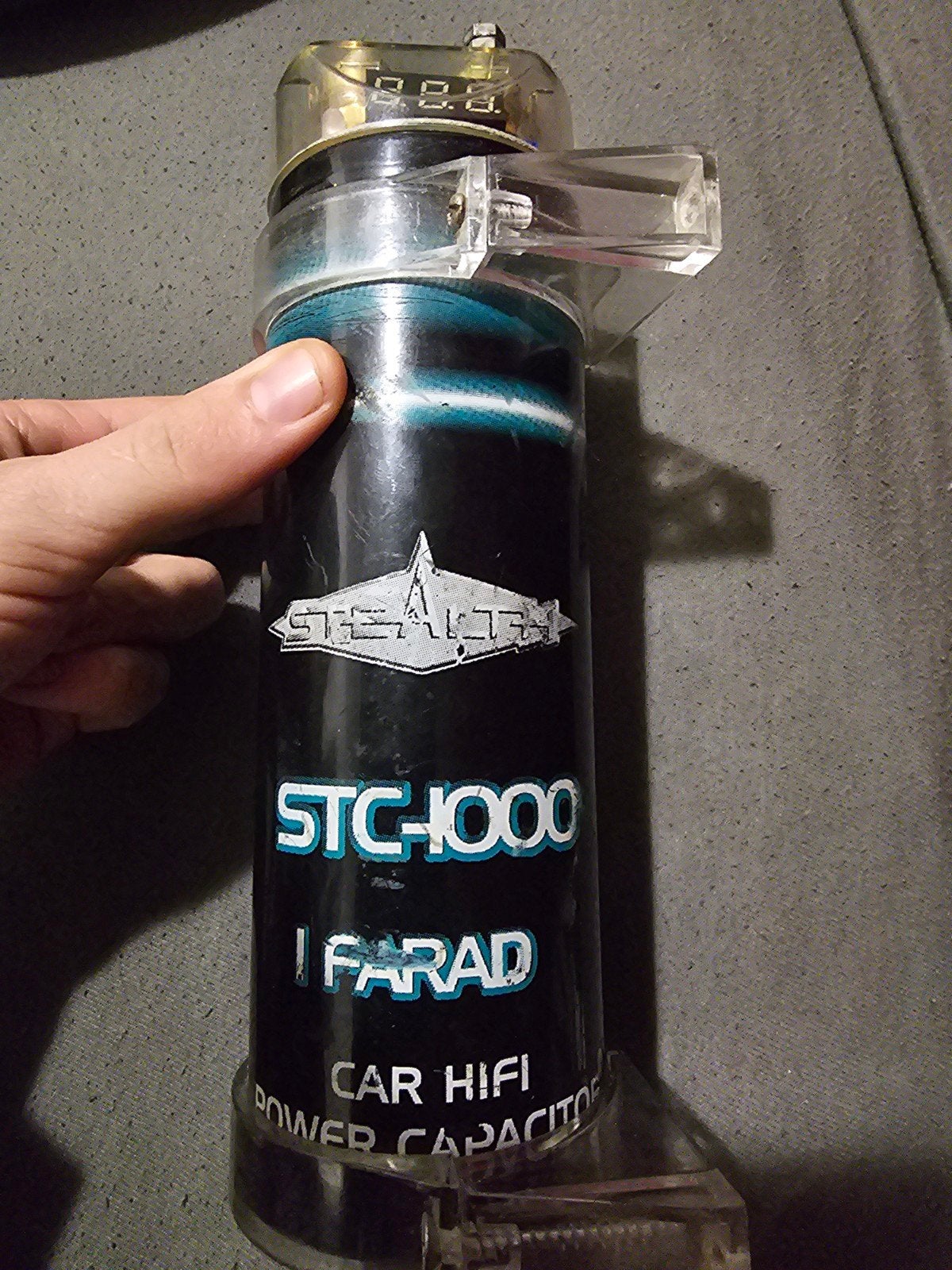 Stealth STC-1000 1 Farad Condensator voor Auto Audio, Auto diversen, Ophalen, Gebruikt