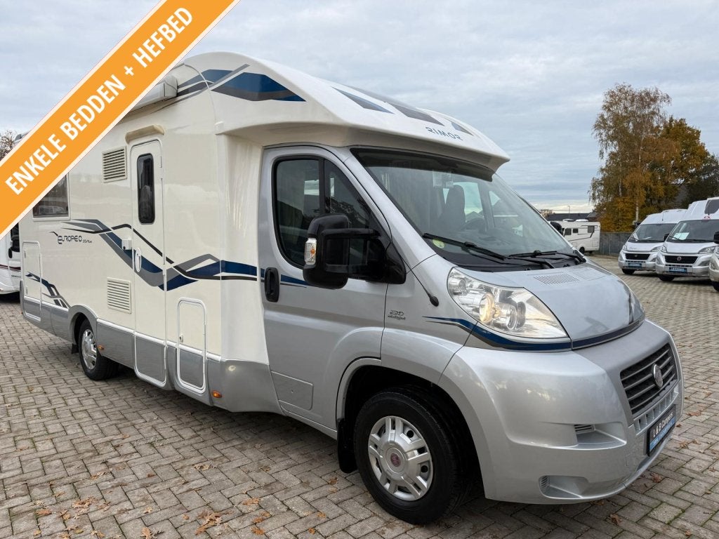 Rimor Europeo 95 PLUS Enkele bedden Hefbed 2012 Airco, Fiat, Bedrijf, Half-integraal, 7 tot 8 meter