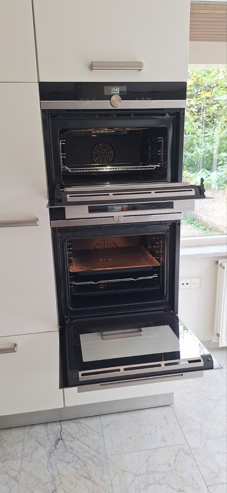 Luxe Siemens Ovenset: Inbouw Oven & Combi-oven, Ophalen, Gebruikt, 60 cm of meer, Siemens