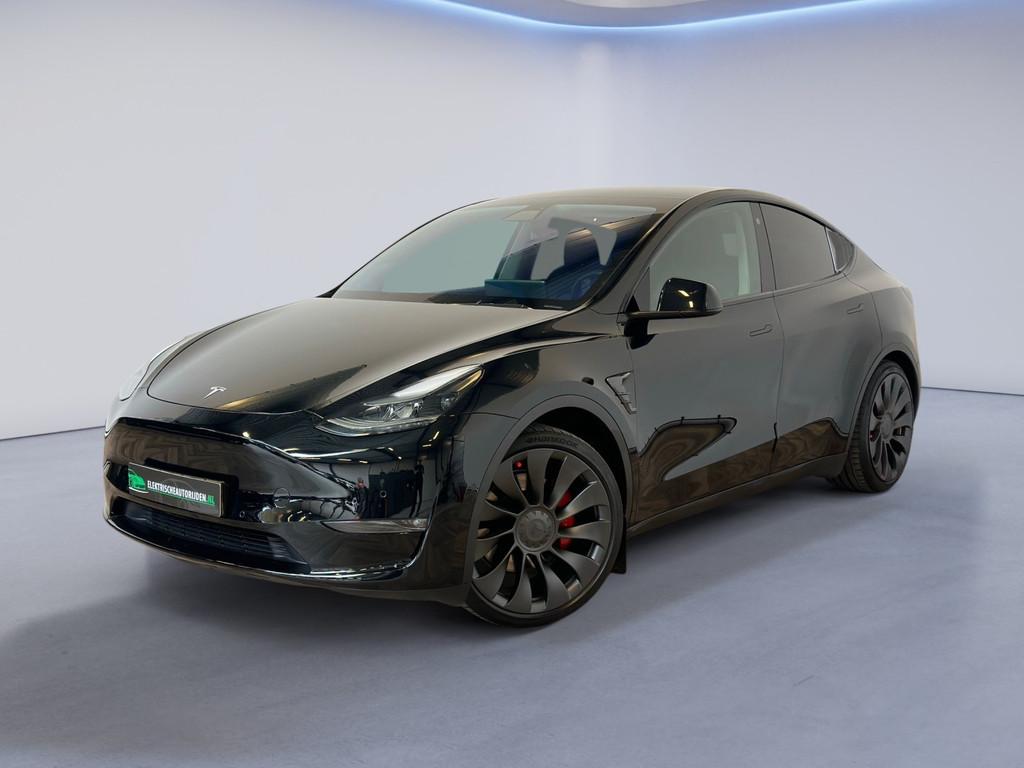 Tesla Model Y Performance AWD 75 kWh|INCL BTW|AUTOPILOT|, Auto's, Tesla, Automaat, Gebruikt, Zwart, 462 pk