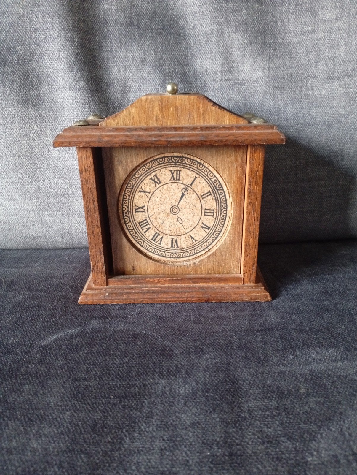 Set van 6 houten onderzetters met klokdesign, Antiek en Kunst, Ophalen of Verzenden