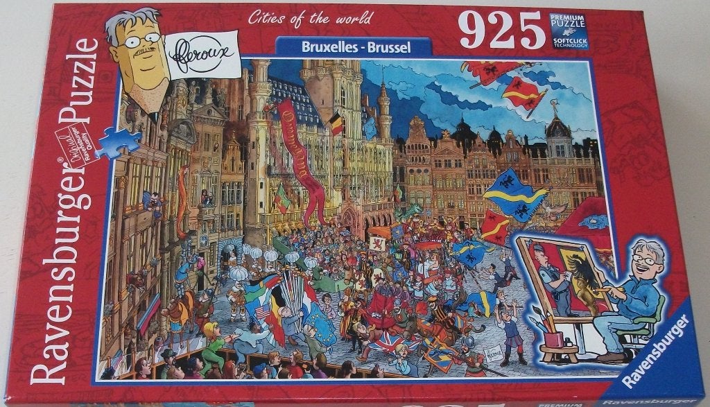 Puzzel *** BRUSSEL *** 925 stukjes Cities of the World, Hobby en Vrije tijd, Ophalen of Verzenden, 500 t/m 1500 stukjes, Zo goed als nieuw