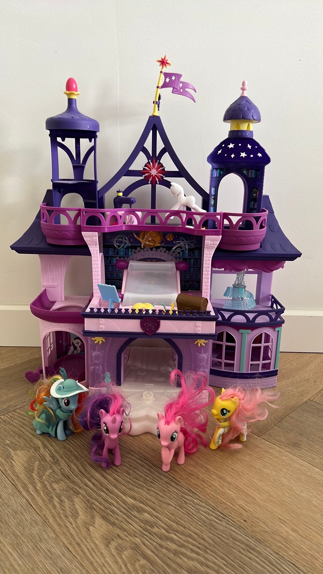 My Little Pony Kasteel Speelset met Accessoires, Kinderen en Baby's, Speelgoed | Overig, Ophalen of Verzenden, Gebruikt, Meisje
