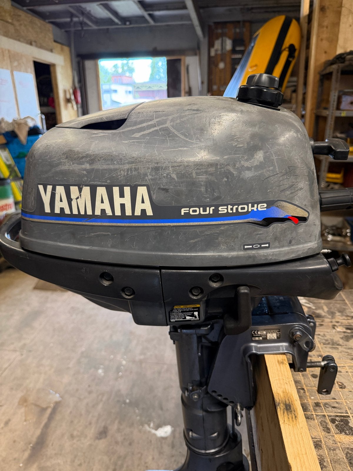 Yamaha 5/4pk 4 takt buitenboordmotor, Ophalen, Gebruikt, 5 tot 10 pk, Viertaktmotor