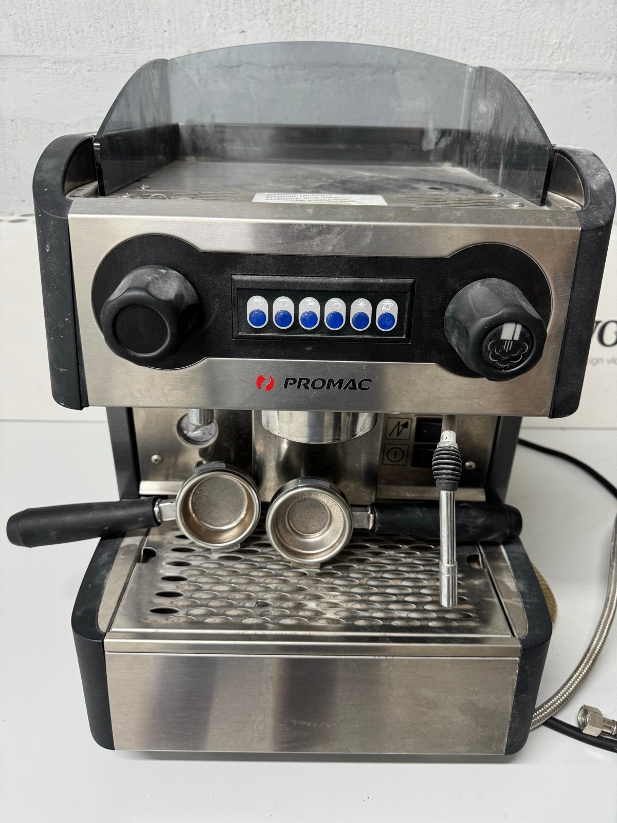 Promac Club ME Espresso Apparaat - Gebruikt, Gebruikt, Espresso apparaat, 10 kopjes of meer, Gemalen koffie