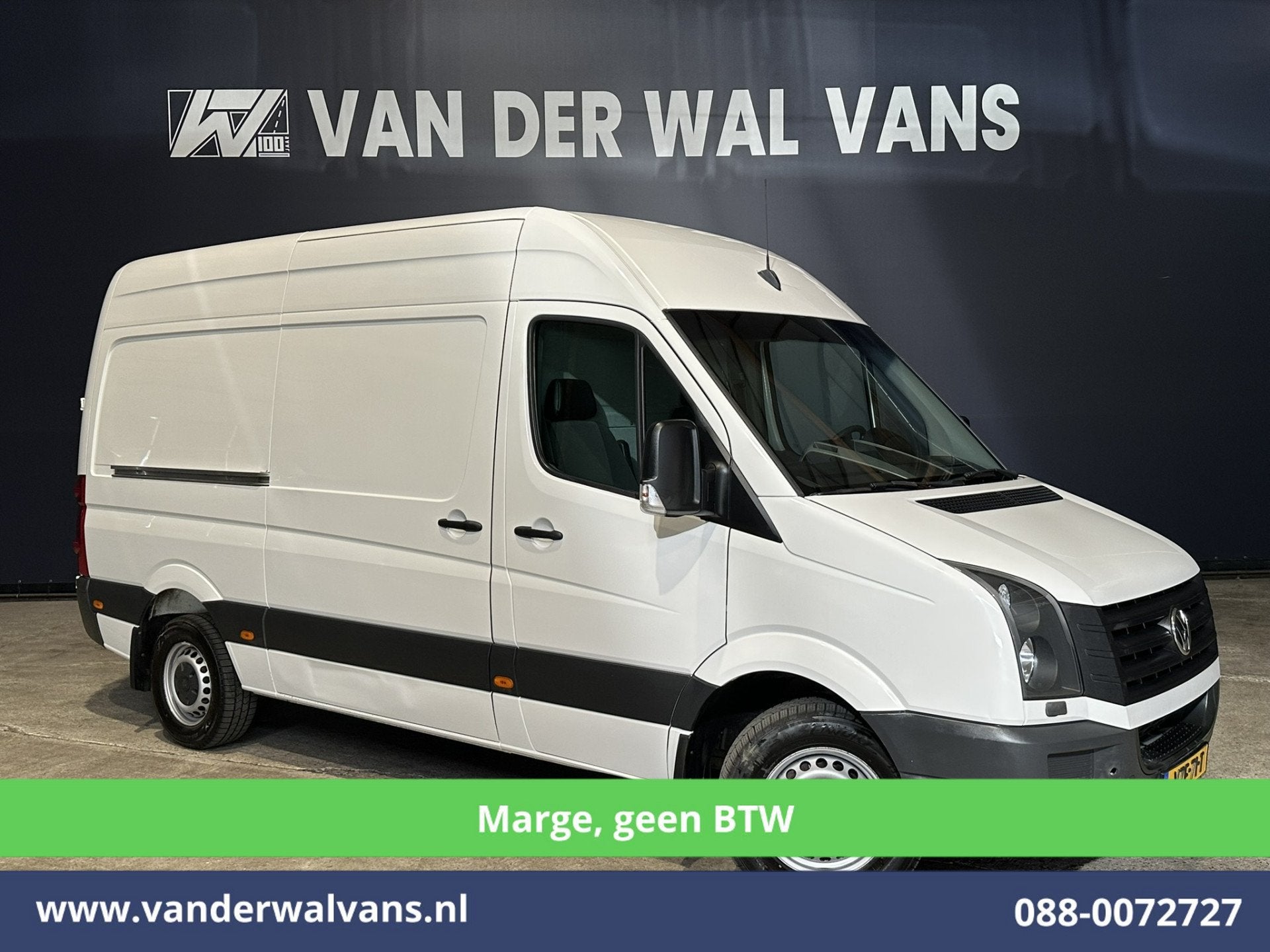 Volkswagen Crafter 2.0 TDI 164pk *MARGE, geen BTW* L2H2 Inri, Euro 5, Gebruikt, Zwart, 4 cilinders