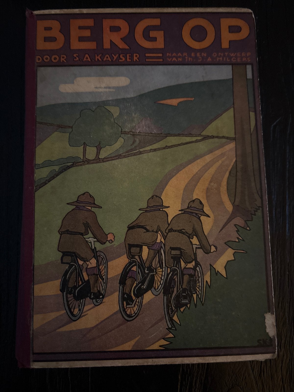Antiek Padvindersboek: Berg Op - S.A. Kayser (ca. 1930), Antiek en Kunst, Ophalen of Verzenden