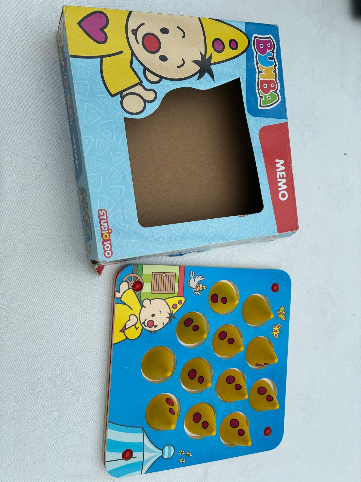 Bumba Memory Spel - Studio 100, Ophalen of Verzenden, Zo goed als nieuw, Puzzelen