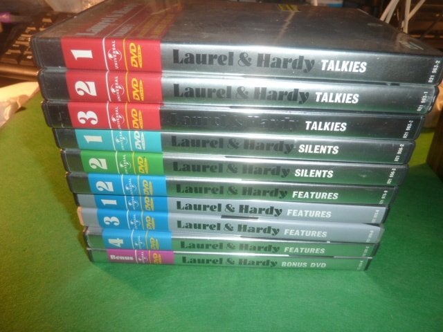 Laurel & Hardy Collection 19 dvd's, Engels, Verzenden, Alle leeftijden, Nederlands