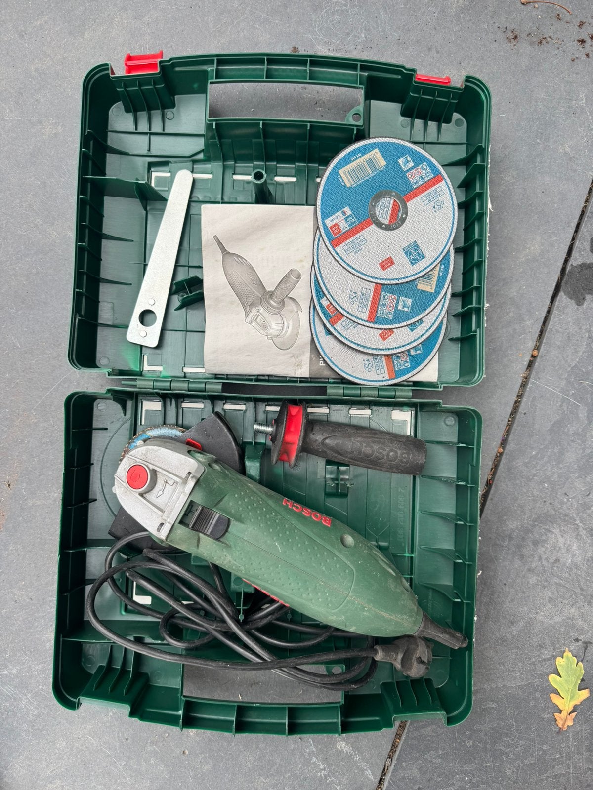 Bosch haakseslijper PWS 750-125, Doe-het-zelf en Verbouw, Ophalen, Zo goed als nieuw