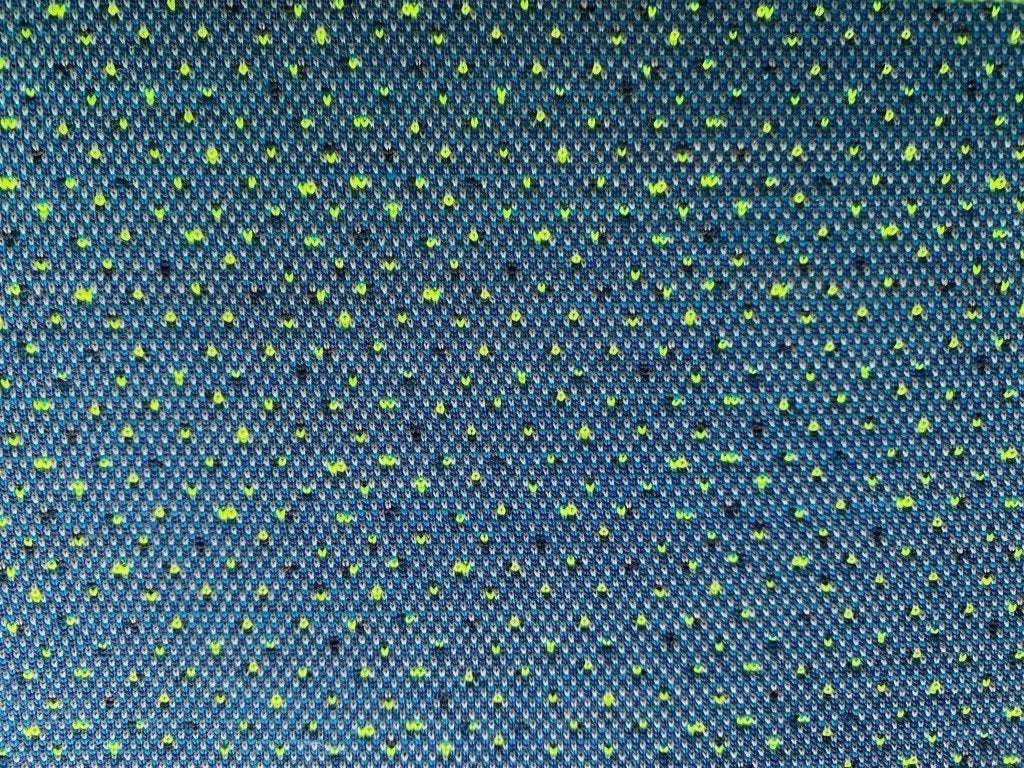 STOF VOOR DESIGN:Byborre meubelstof METERS (lijkt Sprinkles), Wol, Blauw, 120 cm of meer, Ophalen of Verzenden