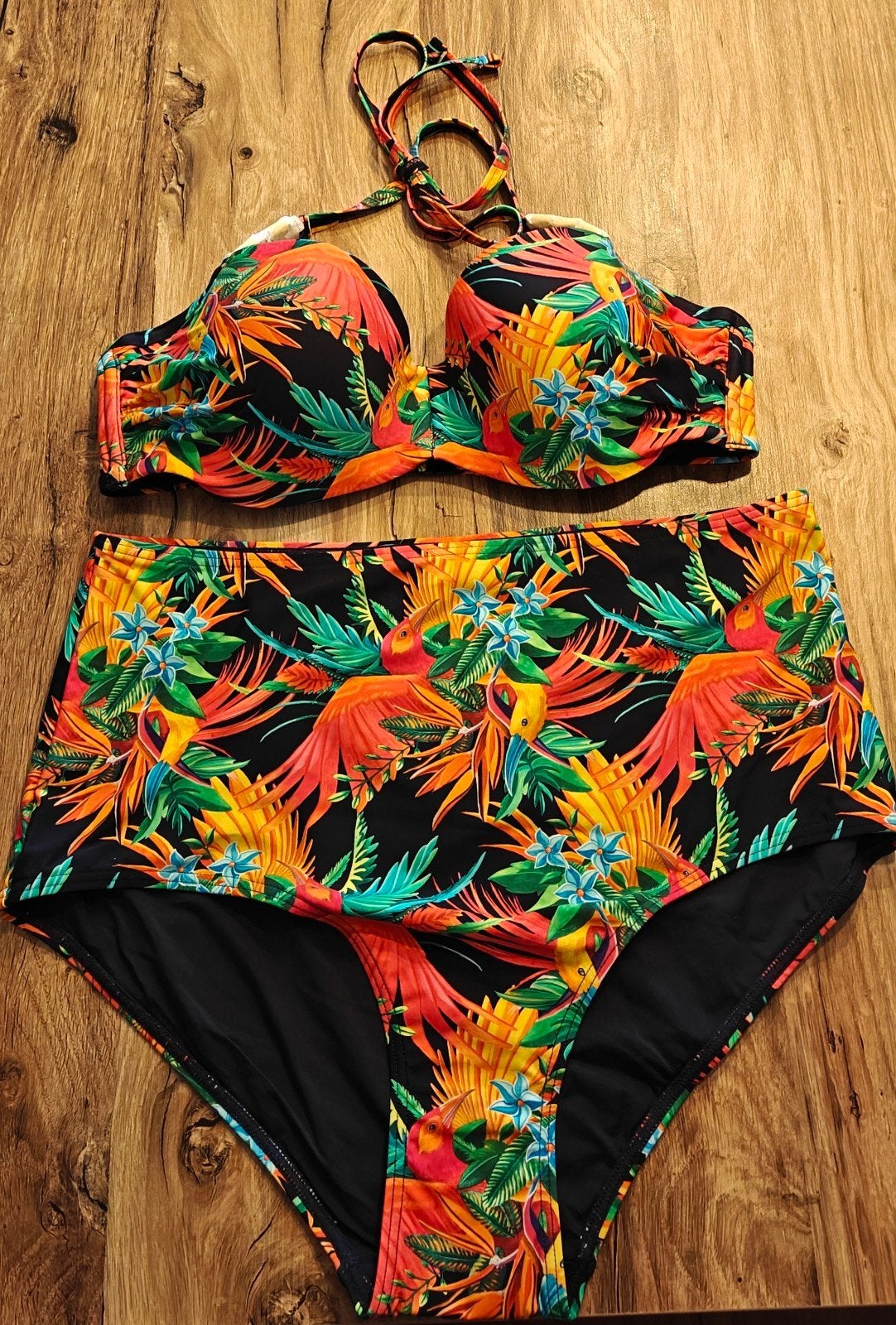 Nieuwe Marlies Dekkers bikini 80C/L - Tropische print, Nieuw, Ophalen of Verzenden, Bikini, Marlies Dekkers