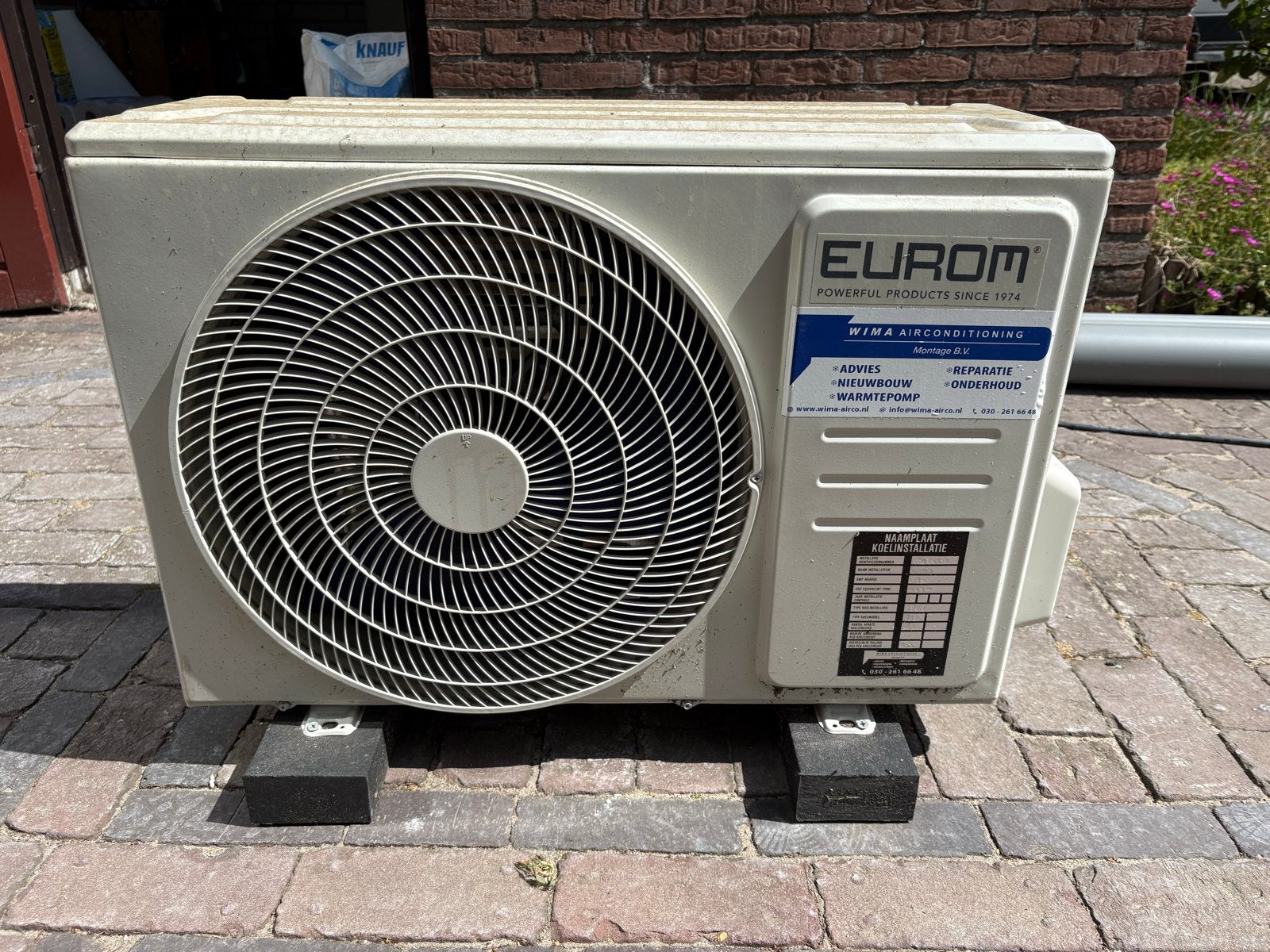 Eurom MDA Woods-9.1 Airco binnen en buiten unit, Ophalen, Gebruikt, 3 snelheden of meer, Koelen en Ontvochtigen