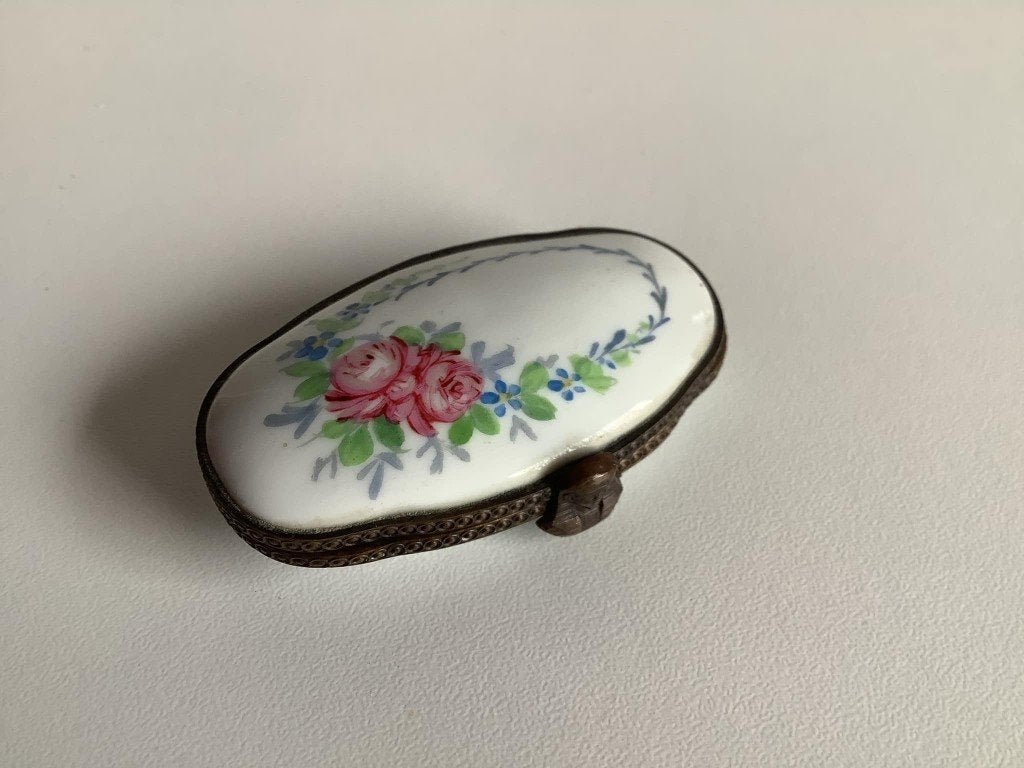 Prachtig antiek pillendoosje Sèvres, Ophalen of Verzenden