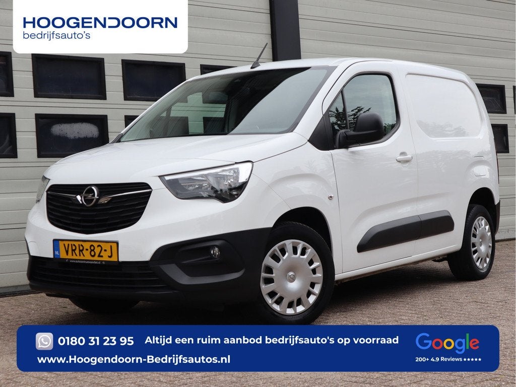 Opel Combo 1.5D 131pk Automaat Euro 6 - Apple - Cruise - Air, Auto's, Bestelauto's, Stof, Gebruikt, 4 cilinders, Wit