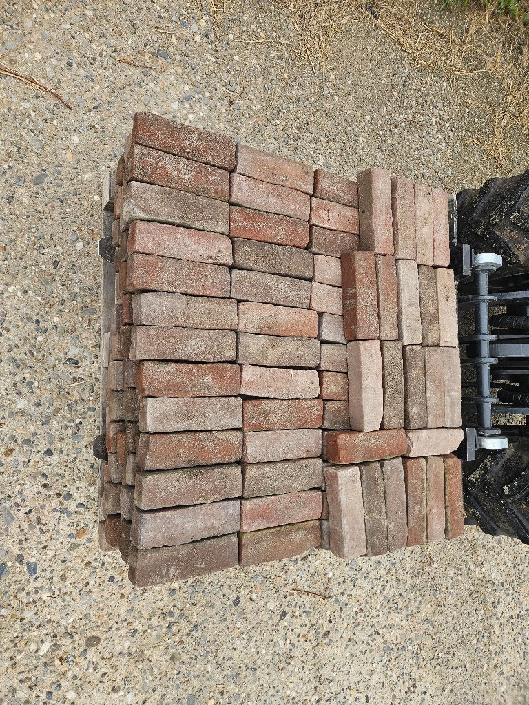 Hard gebakken klinkers, Tuin en Terras, Ophalen, Klinkers, Zo goed als nieuw, 10 m² of meer
