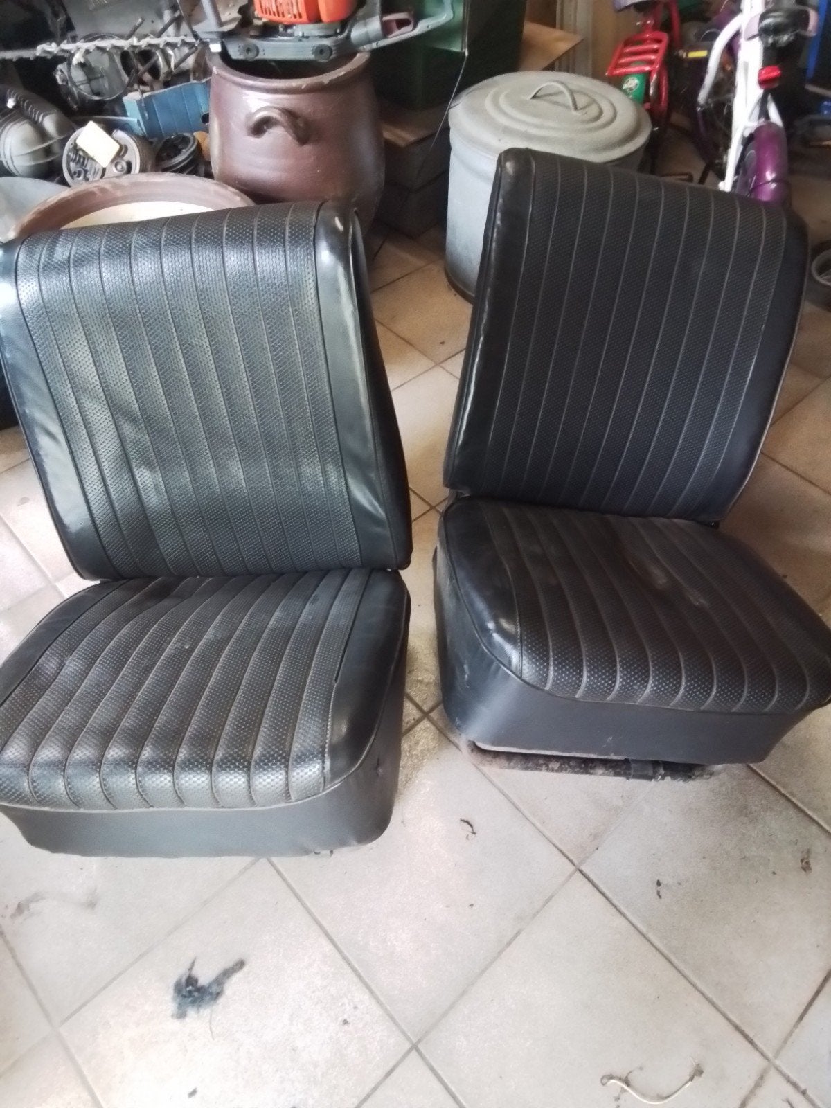 2 voorstoelen Opel Kadett C skai, Auto-onderdelen, Interieur en Bekleding, Ophalen of Verzenden, Opel