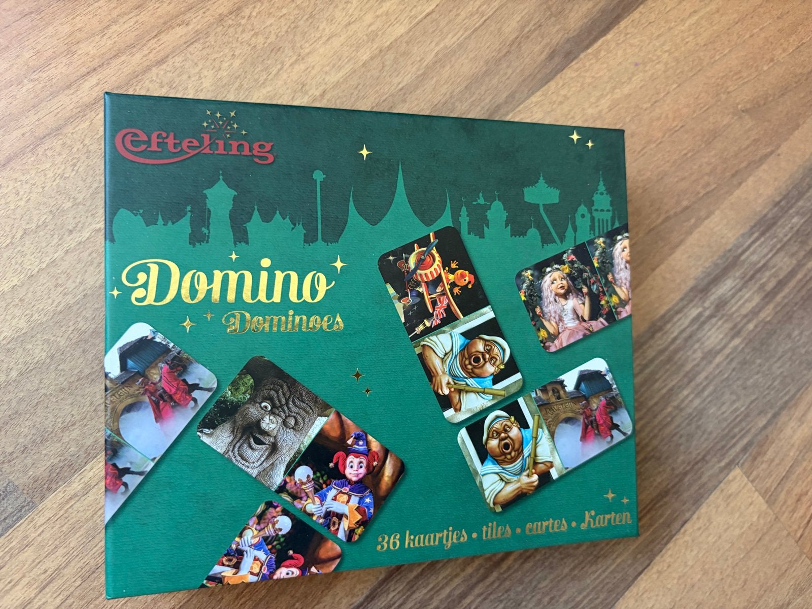 Efteling Domino Dominos - 36 kaartjes, Een of twee spelers, Ophalen of Verzenden, Nieuw