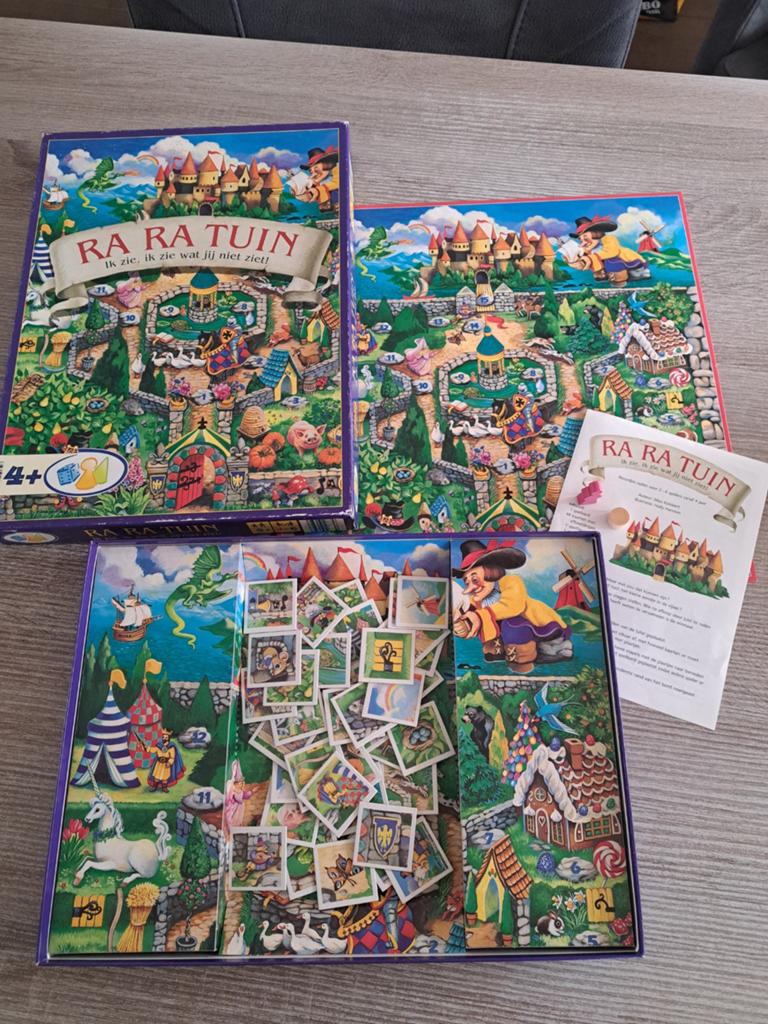 Ra Ra Tuin Bordspel - Ik zie, ik zie wat jij niet ziet!, Hobby en Vrije tijd, Gezelschapsspellen | Bordspellen, Een of twee spelers