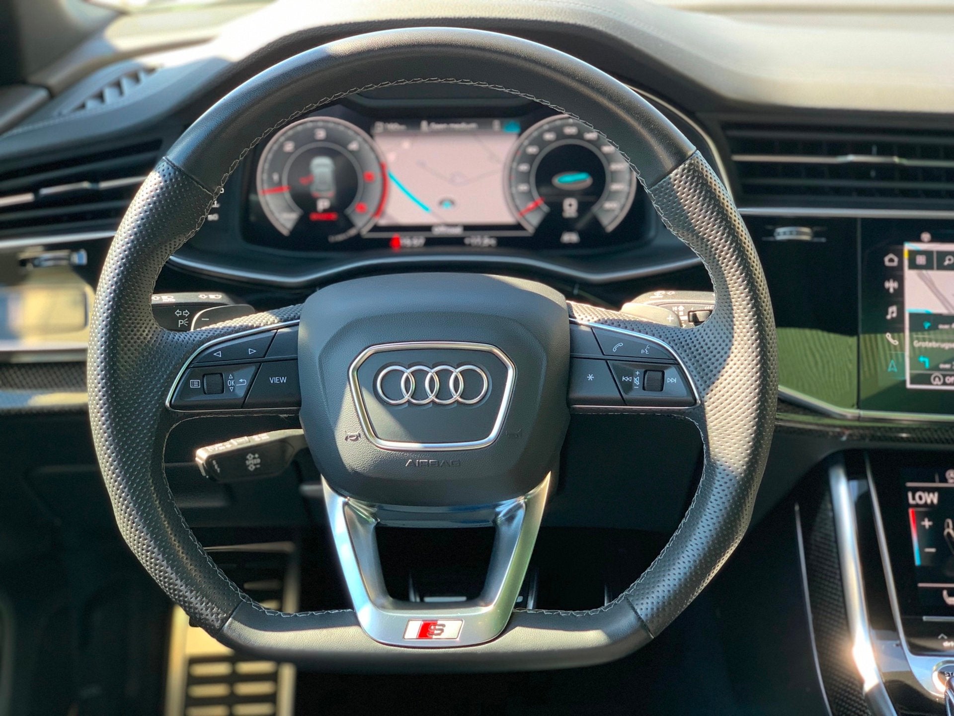 Audi Q8 50 TDI Quattro S-Line Advanced|Pano|Carbon|Bang&Oluf, Auto's, Automaat, Dealer onderhouden, Gebruikt, Euro 6