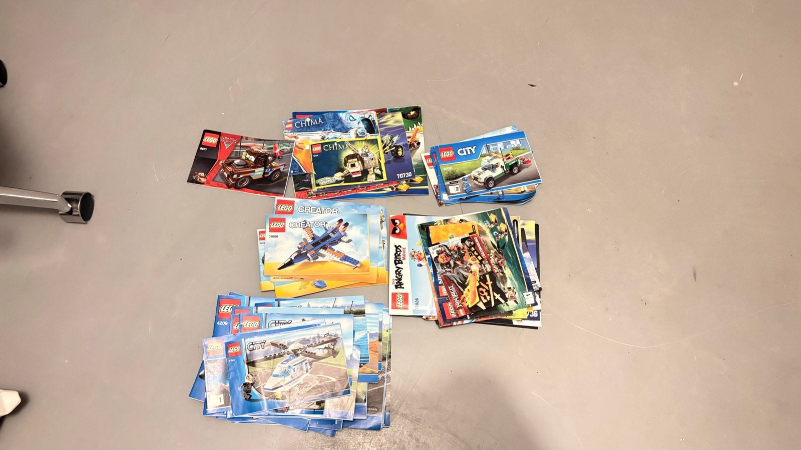 Grote partij LEGO met handleidingen en losse stenen, Ophalen, Gebruikt, Lego, Losse stenen