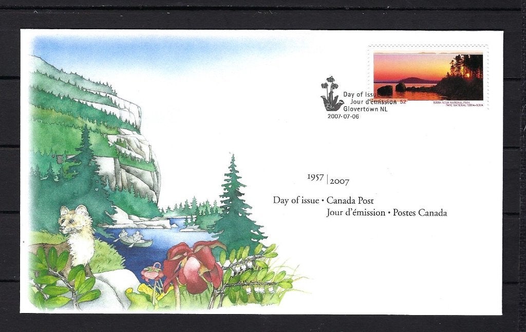 Canada FDC 2418  6-7-2007 (Terra-Nova park), Ophalen of Verzenden, Onbeschreven, Rest van de wereld