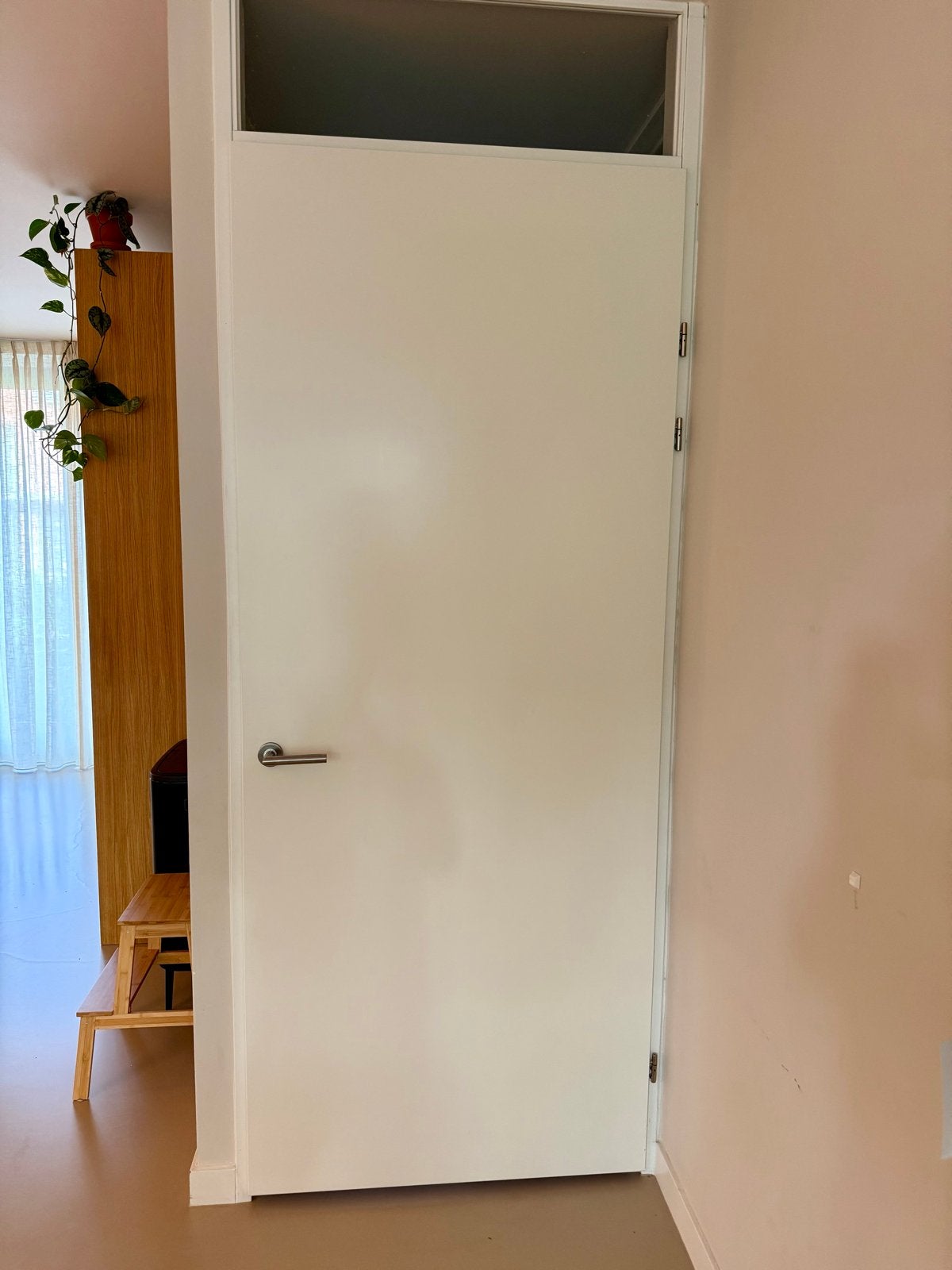Svedex opdekdeur rechtsdraaiend 231,5x93cm incl. beslag, Ophalen, Gebruikt, 80 tot 100 cm, 215 cm of meer