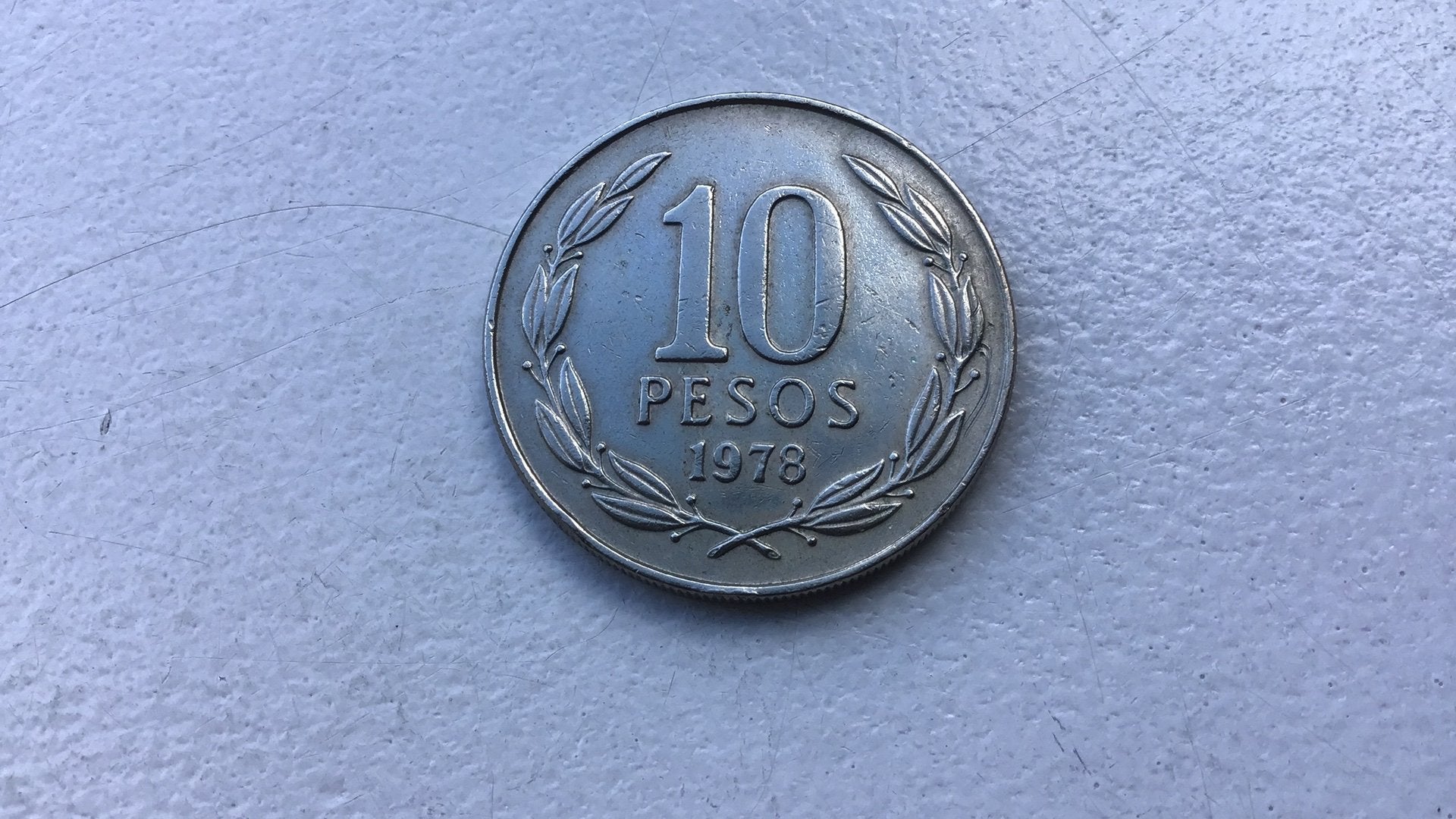 Chili 10 pesos 1978., Ophalen of Verzenden