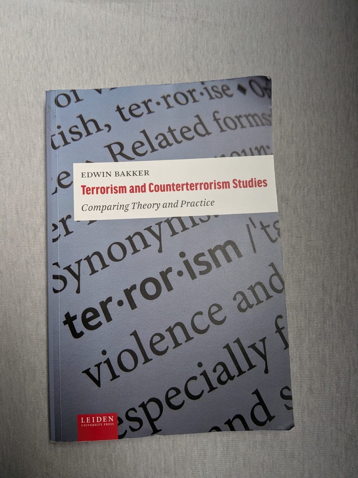 Terrorism and Counterterrorism Studies - Edwin Bakker, Ophalen of Verzenden, Gamma, Zo goed als nieuw, WO