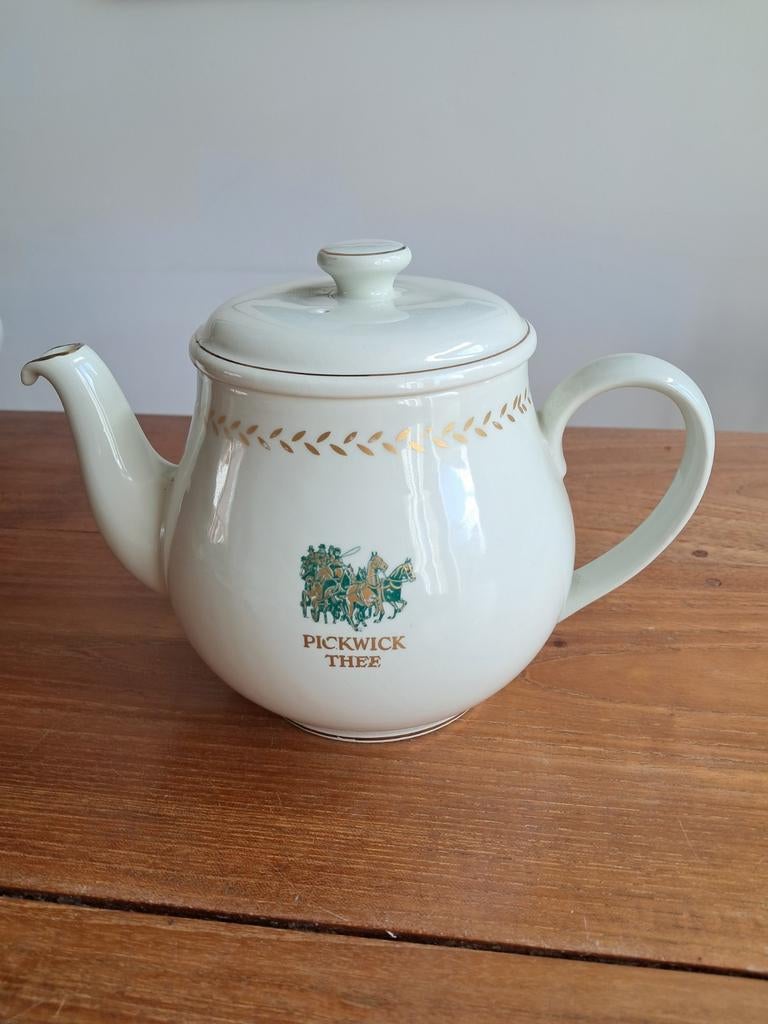 Vintage Pickwick Theepot, Gebruikt, Keramiek, Overige typen, Ophalen of Verzenden
